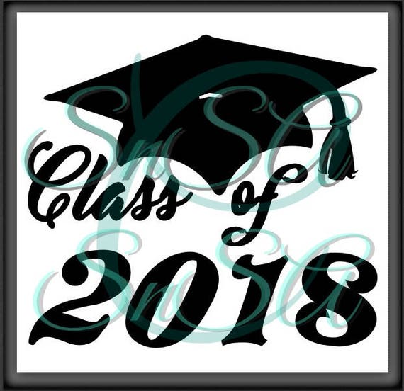 Download Senior SVG Class of 2018 Graduation Cap Gown Tassel Proud ...