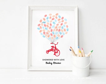 Tribal Dream catcher guestbook fingerprint guestbook