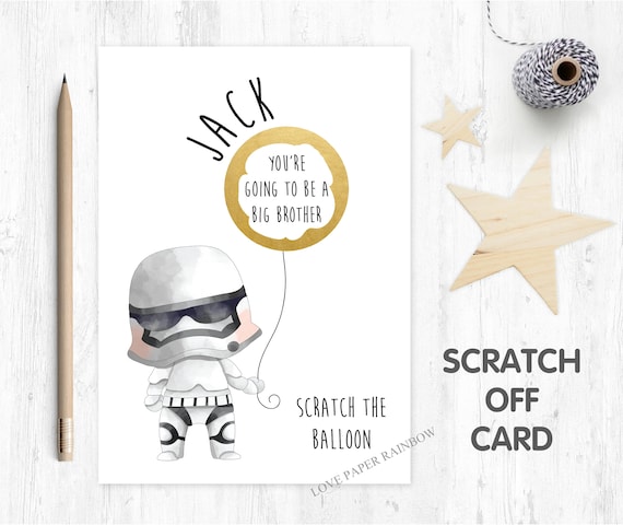 you're going to be a big brother scratch card big brother card big brother reveal baby reveal scratch card pregnancy reveal scratch card