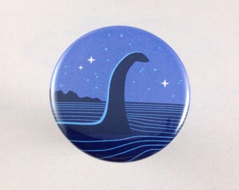 Nessie (Loch Ness Monster) button