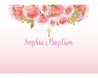 Baptism backdrop | Etsy