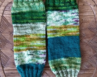 Sock Yarn Fingerless Gloves