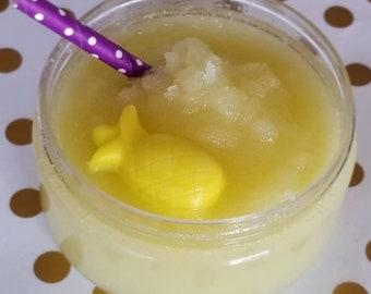 Pina colada sugar and salt scrub