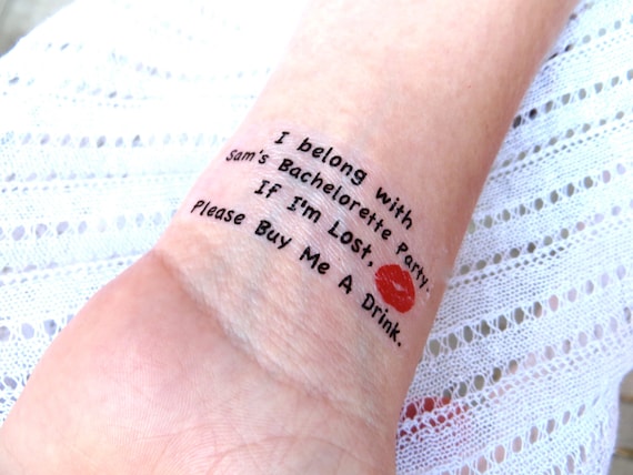 Bachelorette Or Hen Party Temporary Tattoo Free Bride Tattoo The Original Bachelorette Tattoo As Seen On Lauren Conrad Bachelorette Or Hen Party Temporary Tattoo Free Bride Tattoo The Original Bachelorette Tattoo As Seen On Lauren Conrad