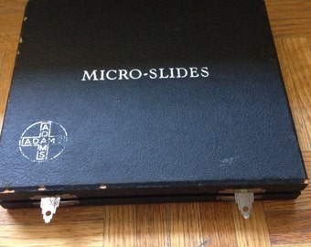 Vintage Adams Micro-Slide Box