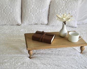 Bed Tray / lap desk / wood tray / breakfast tray / reading desk / laptop desk / Mother's Day gift / bed tray with legs / server