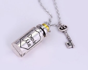 Drink Me Bottle Necklace