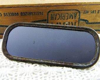 Vintage Rear View Car Mirror man cave decor