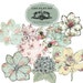 Digital Flowers, Wallpaper Flowers, Scrapbook Supplies, PNG, Collage Sheet, Instant Digital Download