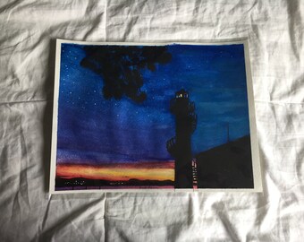 Lighthouse Mixed Media