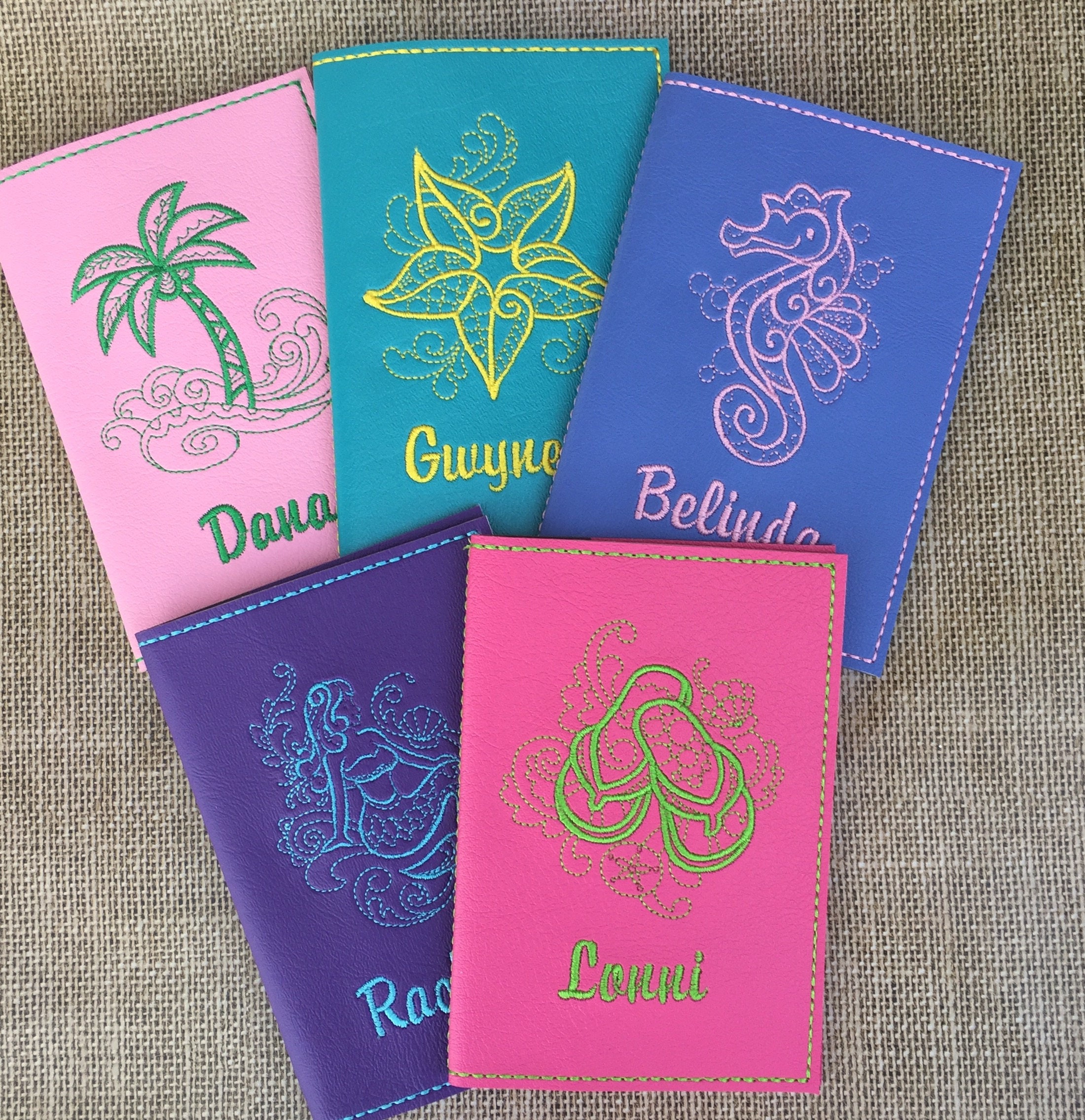 Personalized Passport Cover for Women Faux Leather Passport