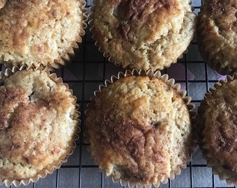 Recipe for our Double Lemon Einkorn Muffins