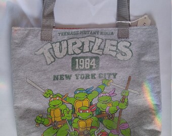 Ninja Turtle t shirt tote bag