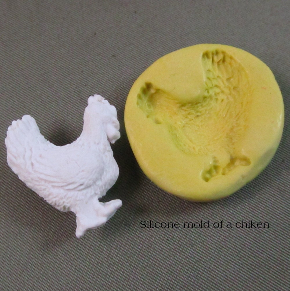 Chicken Flexible mold, chicken push mold, chicken silicone Mold