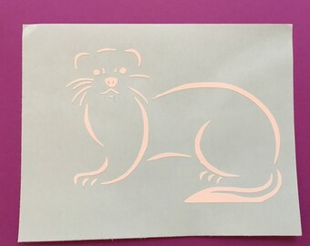 Ferret decal, ferret iron On, ferret, ferrets, animal