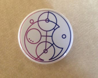 Gallifreyan Bisexual Pride 1.25" Pinback Button