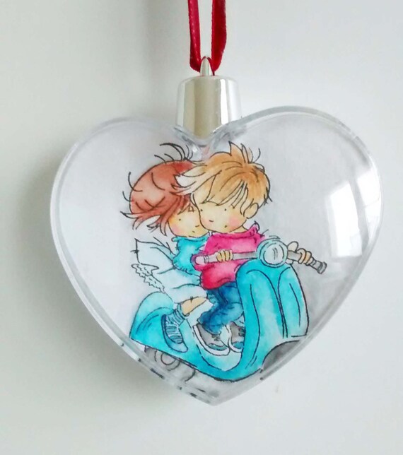 Valentine's ornament heart gift Valentine love gift