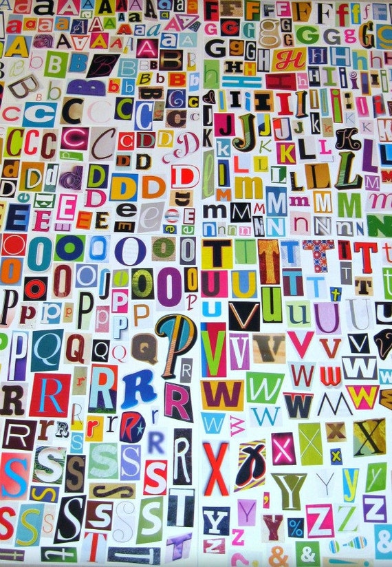 multicolor set 2 printable digital alphabet a to z magazine