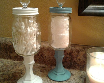 Set of shabby chic holders