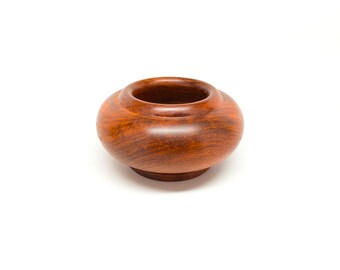 Exotic handmade African Padauk bowl