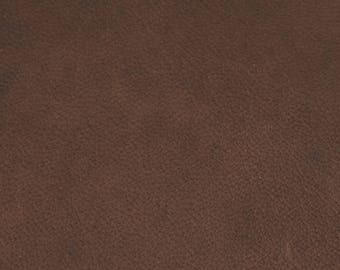 Coupon of leather Brown Sheepskin
