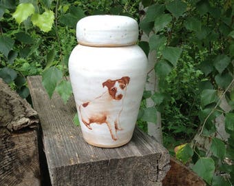 Pet Urn Jack Russell Terrier Image Urn