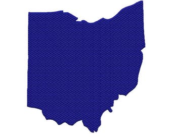 Ohio USA State...Instant Download... Pattern Fill Machine Embroidery DESIGN NO. 933