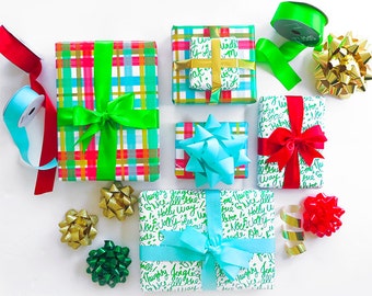 Gift Wrap Option; Traditional Holiday Gift Wrap Option; Pretty Paper with Ribbon and Bow; With or Without a Personal Note