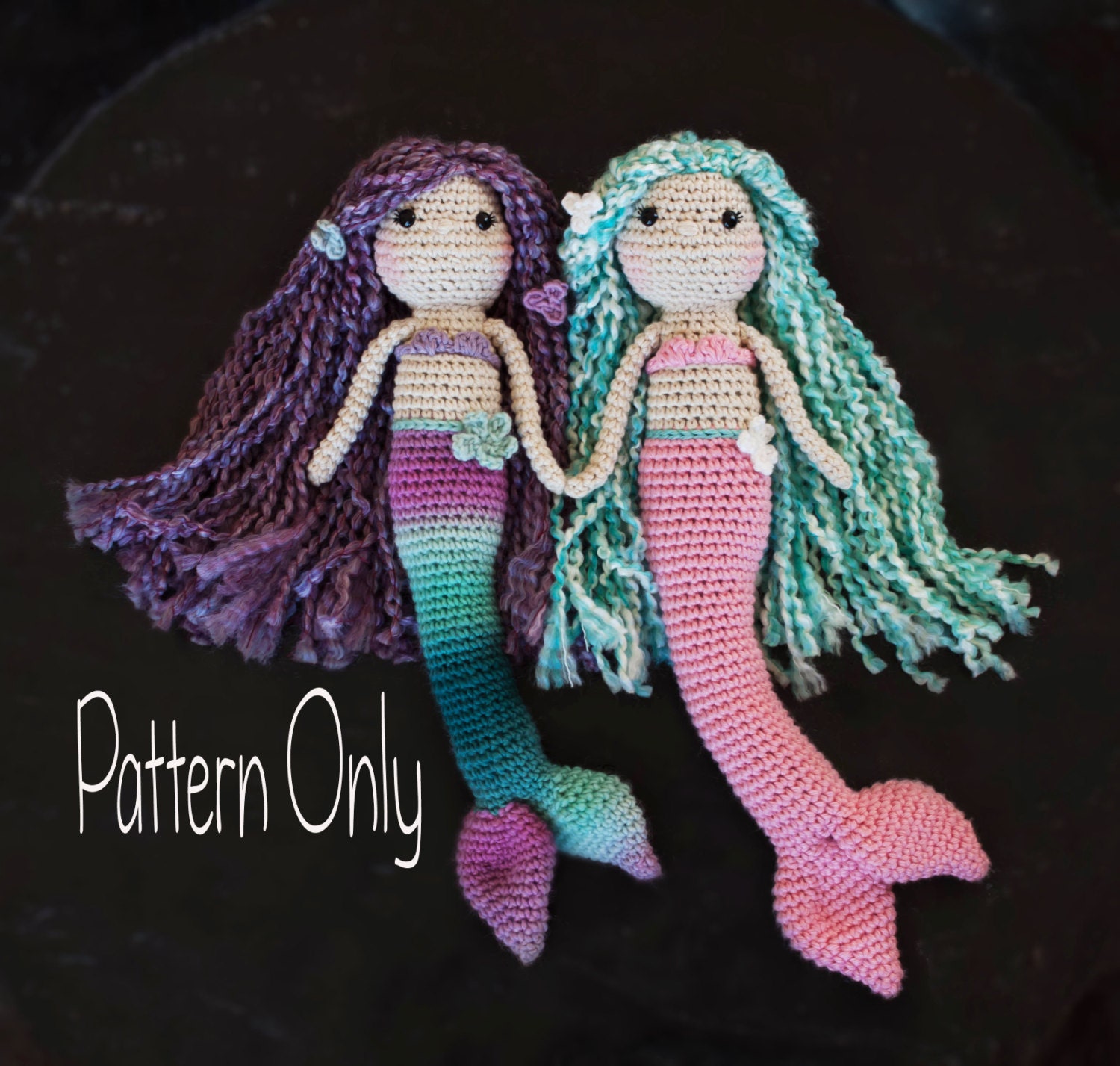 crochet mermaid doll