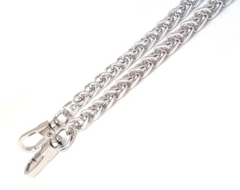 1 PCS 7mm Silver Chain Strap Purse, Mini Purse / Shoulder / Cross Body Bag Replacement Metal Strap, Multi Size