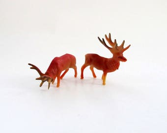 miniature reindeer figurines vintage red deer reindeer miniature vintage deer plastic reindeer - Reindeer Images 2 miniature reindeer figurines vintage red deer reindeer miniature vintage deer plastic reindeer - Reindeer Images 2
