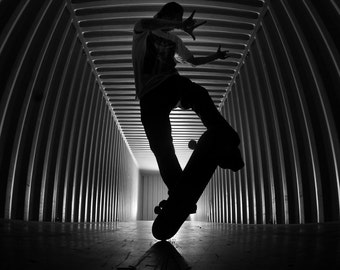 Rodney Mullen Skateboarding Photograph - Rodney Mullen 2012 Skateboard Photo - 30X36" Sports Print