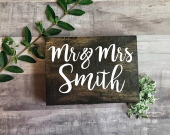 Ring Bearer Box - Wedding Ring Box - Mr. And Mrs. Ring Bearer Box - Double Ring Box- Rustic Wedding Decor