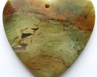 Ocean Wave Jasper Pendant Stone