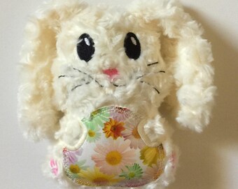 Easter Bunny Plush Stuffy With Floppy Ears, Stuffed Bunny, Easter Bunny, Easter Basket Filler, Easter Gift
