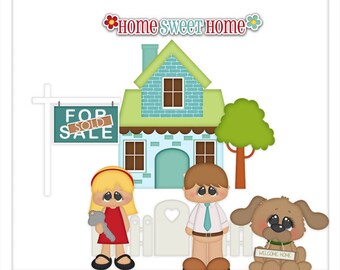 Our First Home 1 Clipart Digital Zip Download Our First Home 1 Clipart Digital Zip Download