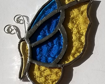 Stained Glass Butterfly Suncatcher