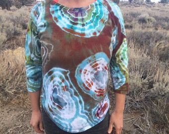Ladies large tie dyed sweater