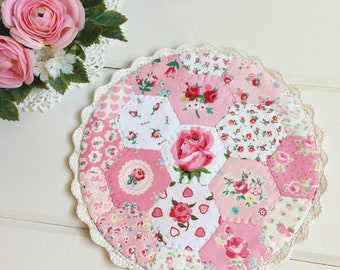 a most lovely hexie patchwork doily no. 3