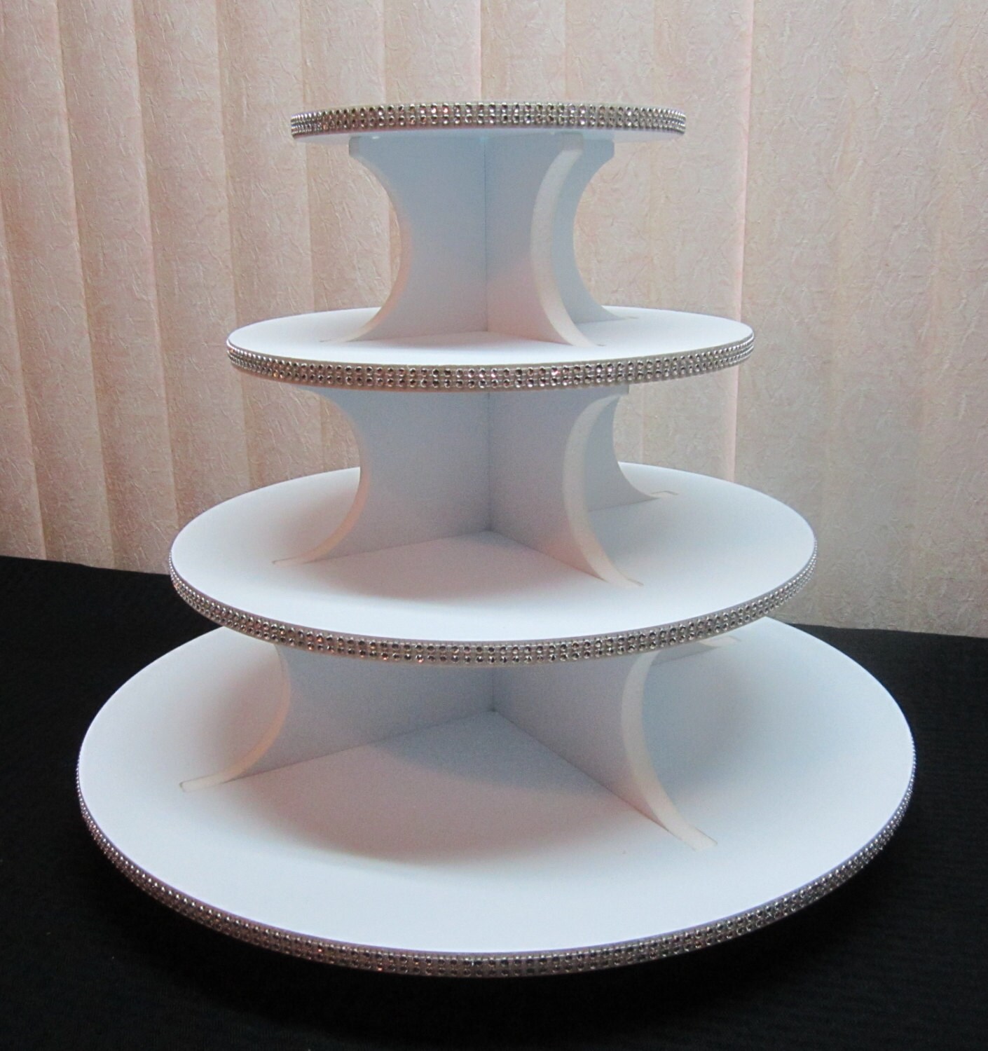 50 85 Cupcakes 4 Tier Round Cupcake Stand Sparkly