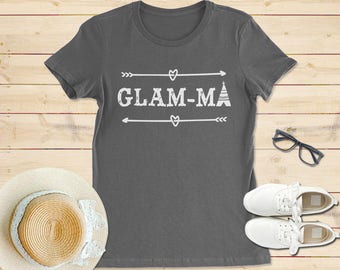 Glamma shirt, glamma tshirt, grandma shirt, grandma tshirt, glamma gift, shirt for glamma, gift for glamma, glamma funny shirt, glamma tee