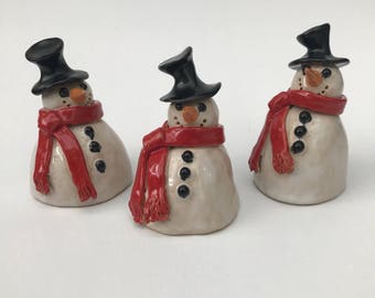 Snowman, christmas decoration, snowman Christmas decoration, ceramic snowman, Christmas ornament, snowman ornament,