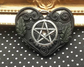 Witch Necklace with Petagramm unique