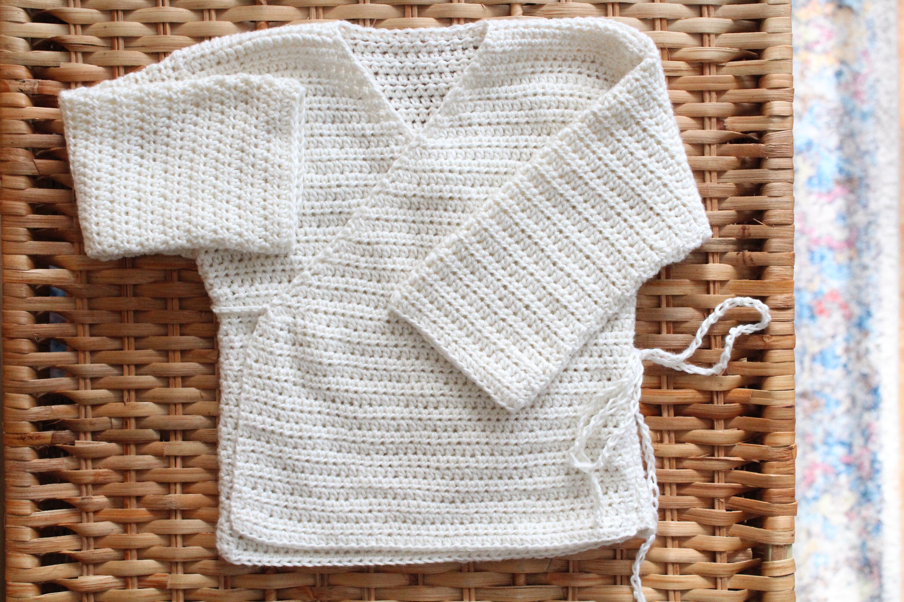 BABY Kimono Sweater PDF Crochet Pattern Newborn Kimono Wrap