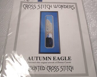 Donna Catotti Autumn Eagle Counted Cross Stitch Needlework Pattern New Original Unopened Package