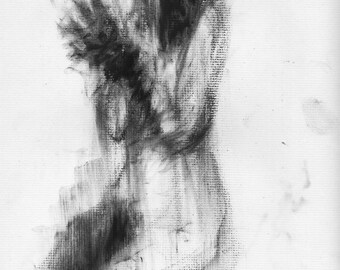 Haunting Fine Art Figure Drawing, No. 58