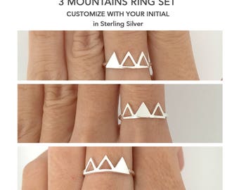Sister Rings For 3, Three Best Friend, Personalized Gift For Friend, 3 Best Friend Rings, Three Sisters Ring, Friendship Rings, Sisters Gift