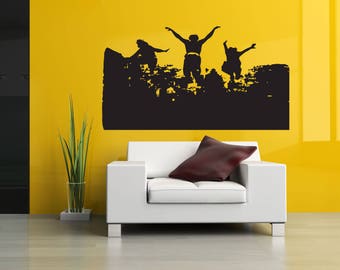 Wall Decal Sticker Parkour Sport Freerunning Freerunner Jump Run Building City Poster ZX012