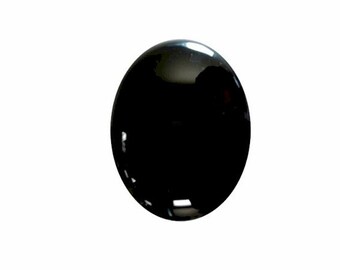 8x6mm Black Onyx Flat Back Cabochon loose gem stone diy doll jewelry 674x