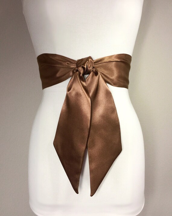 brown sash belt